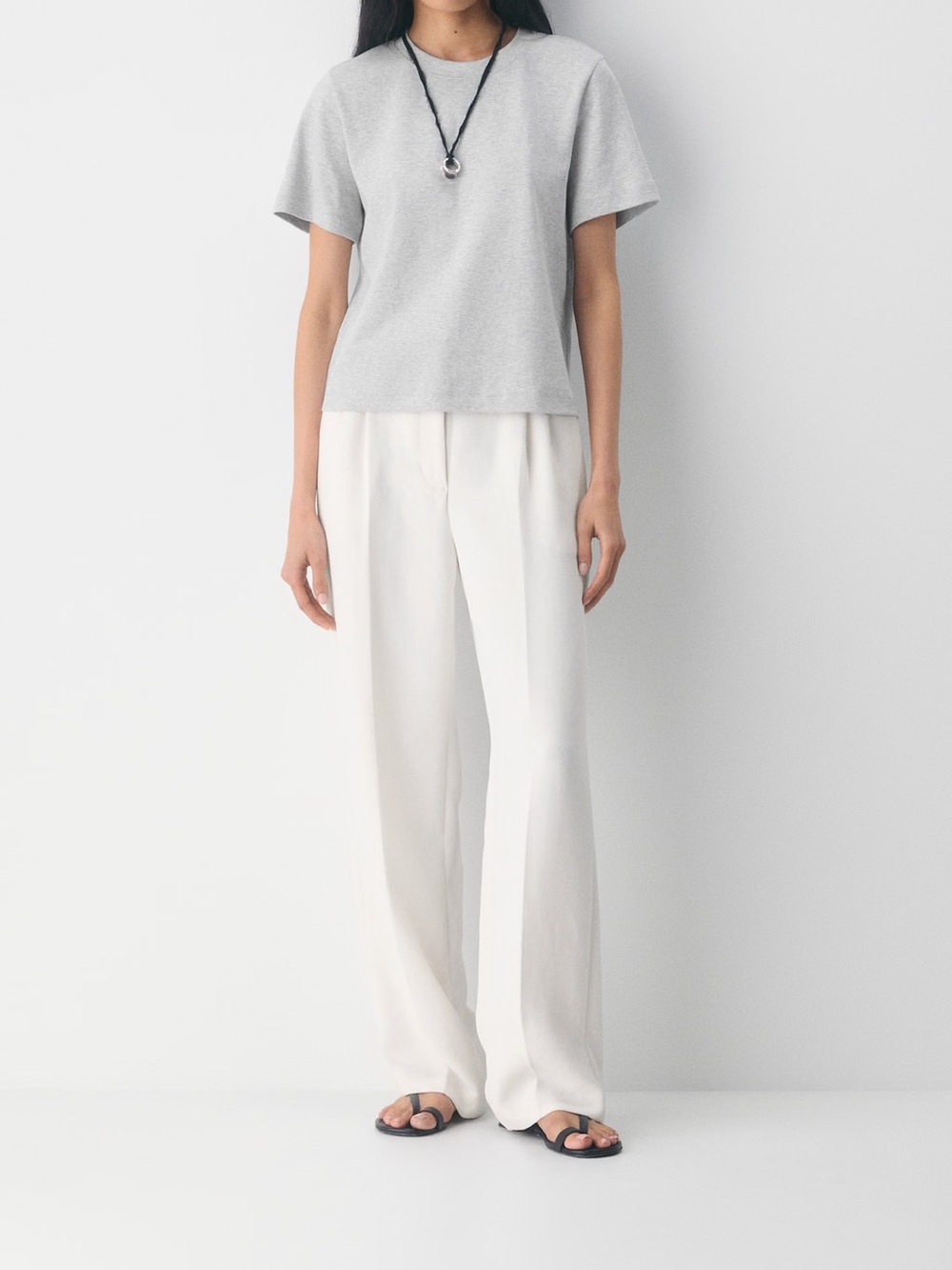 Aritzia Effortless Pant Light Birch SHORT